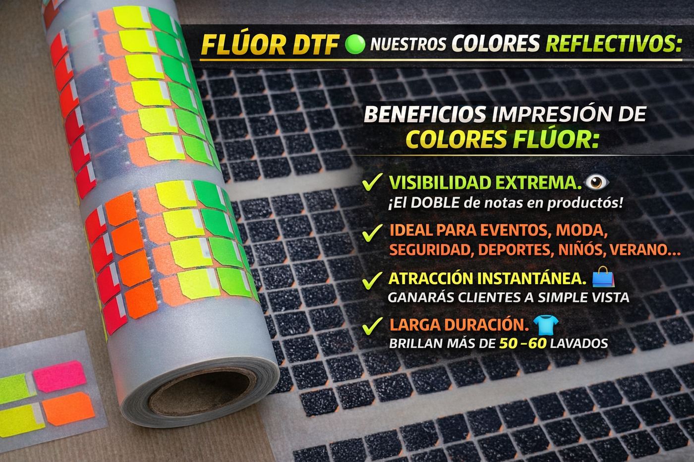 Impresión DTF textil estándar